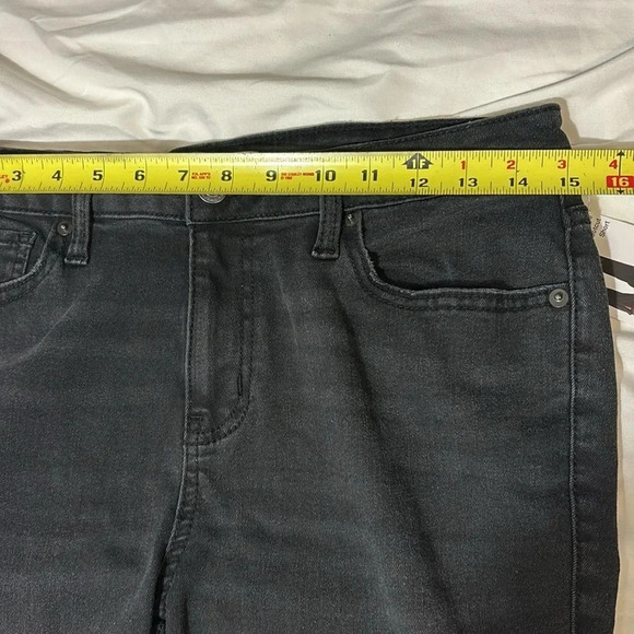 Boot Cut Black Denim Jeans with Slit Hem - NWT - Picture 5 of 9